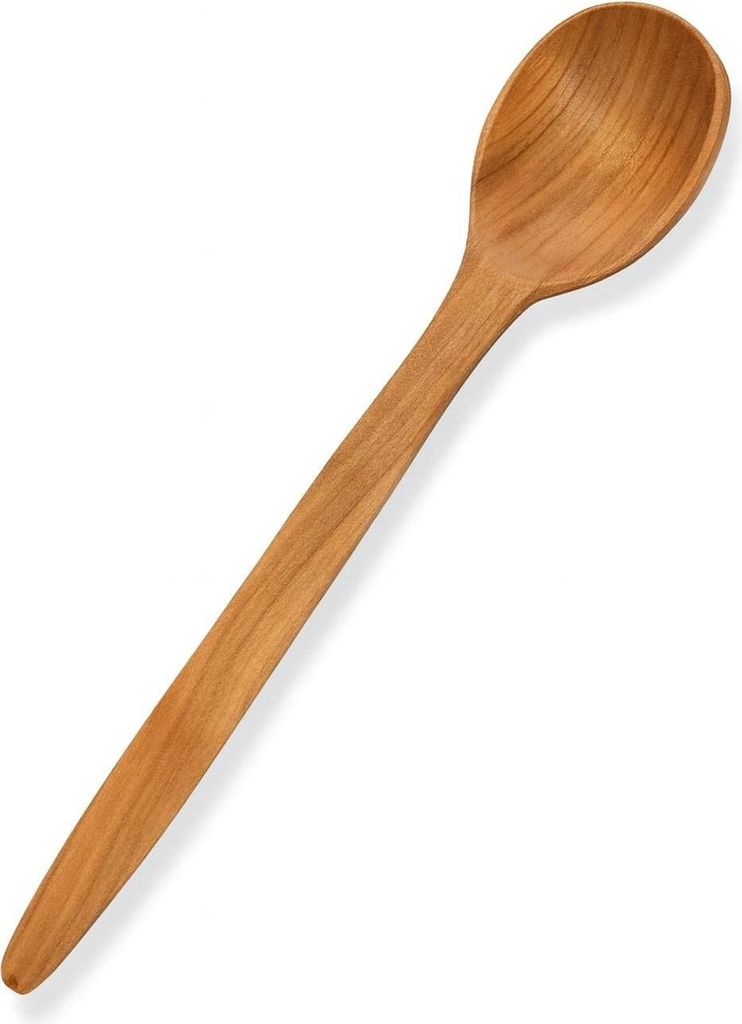 Großer Kirschholz-Löffel 27 cm – umweltfreundlicher Kochlöffel
