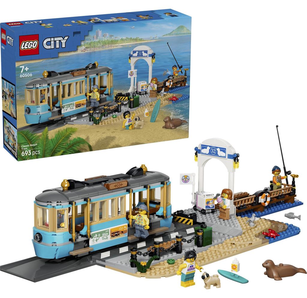 LEGO City Historická plážová tramvaj, Sada na stavění, 7 Obrázek produktu 