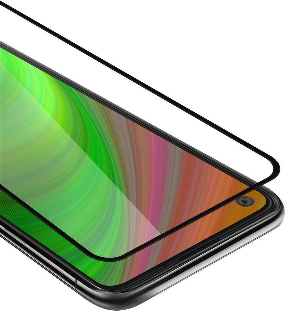 Cadorabo Panzerfolie für Wiko View5 Schutzfolie in Schwarz Vollbild Folie Tempered Display Schutzglas