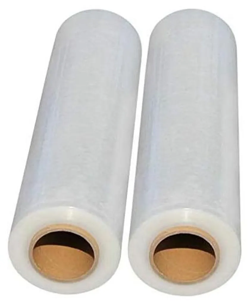 Film étirable de protection pour palettes - 2 rouleaux 23 microns 1,5kg