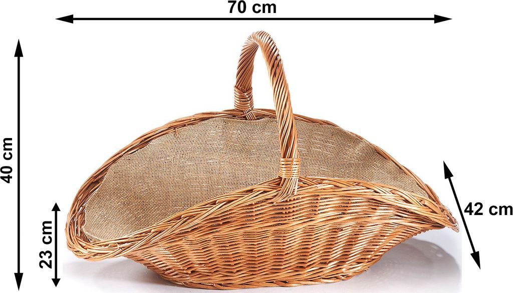 Kobolo Kaminholzkorb Holzkorb für Kaminholz - gekochte Produktbild 4
