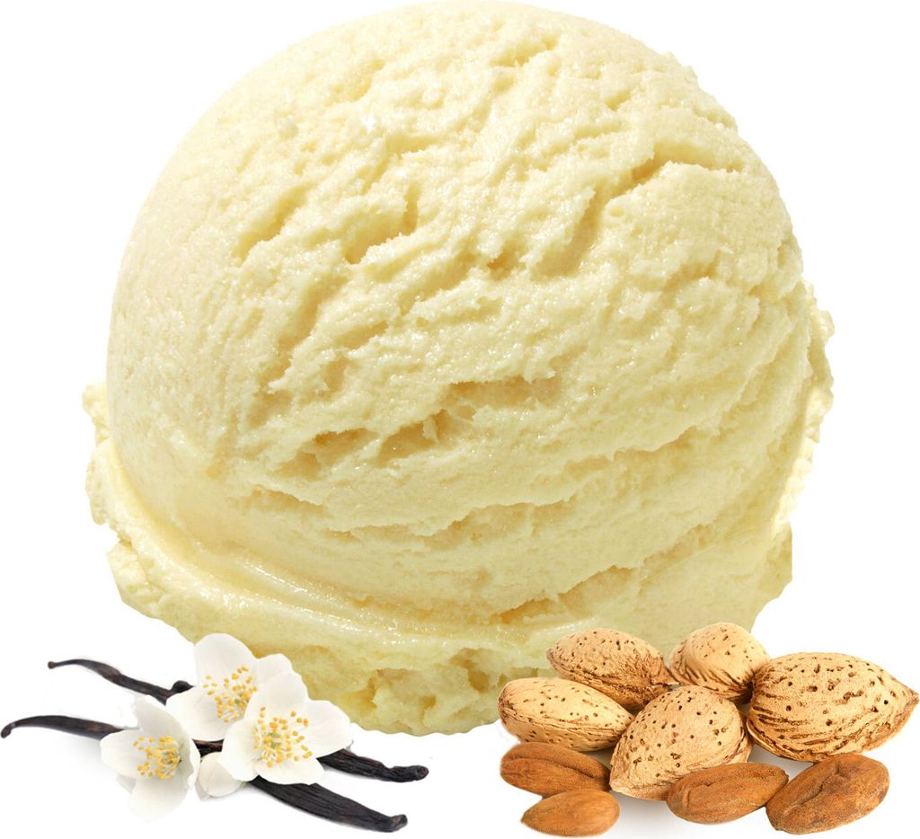 Vanille Mandel Low Carb Eis Pulver Vegan Zucker-, laktosefrei 1 kg