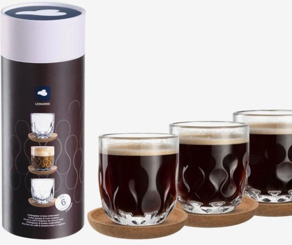 LEONARDO 055191, Priehľadná, Sklo, Kolo, 3 kusov, 220 ml, Obrázok produktu 