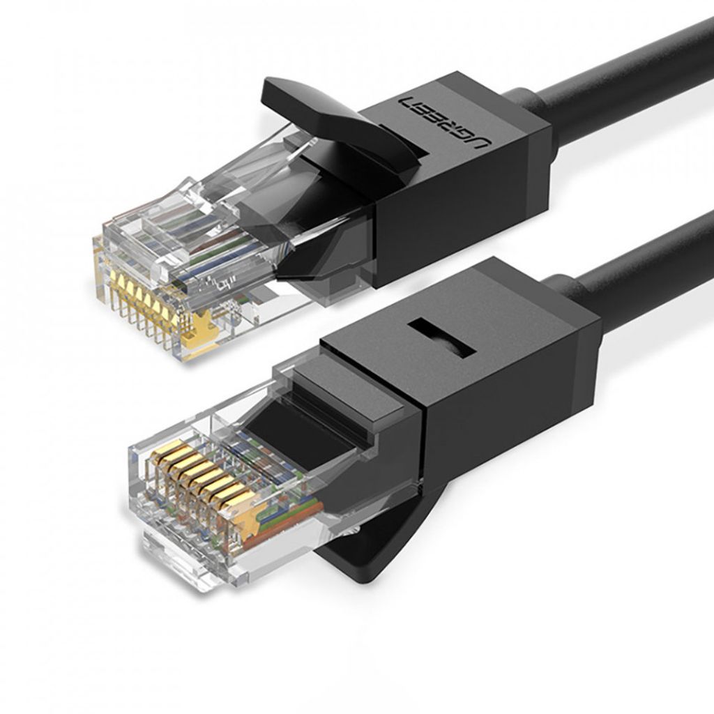 Kabel Lan Ethernet UGreen Flat Cat. 6 5m schwarz (NW102) Produktbild 