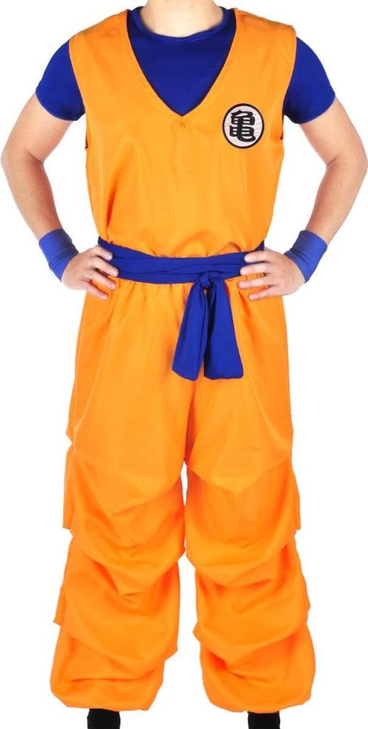 3-teiliges Kostüm von Son Goku beim Herr der Schildkröten | Produktbild 