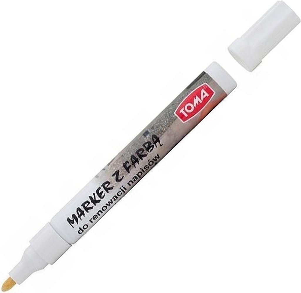 Marqueur à l'huile Toma blanc rond pour la restauration des Image du produit 