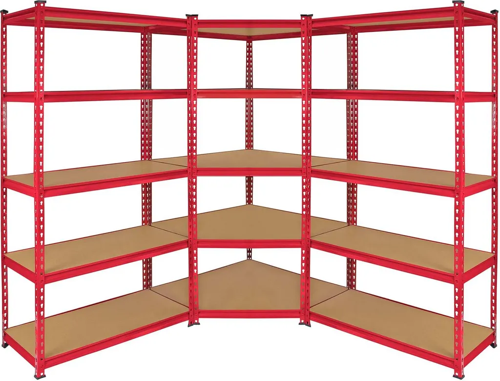 Rayonnage de Stockage pour Garage et Cave Z-Rax 90cm en Métal Bleu