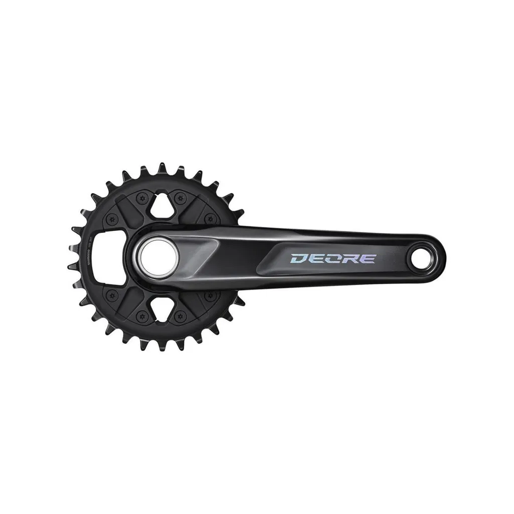 Shimano Deore FC-M6100 1x12 Mono Plateau 30D 170mm Manivelles Noires