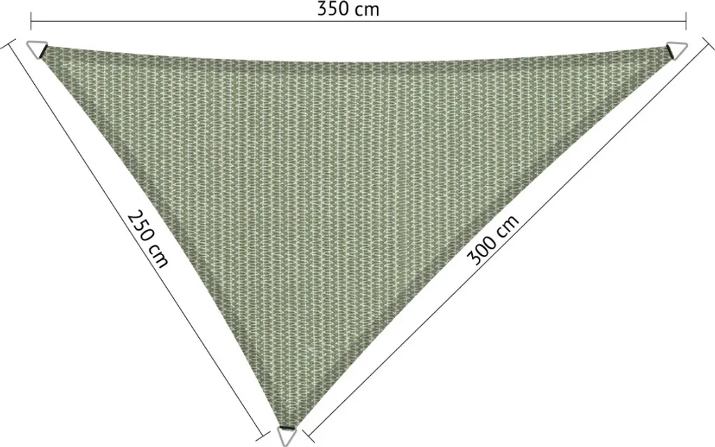 Vela Ombreggiante Shadow Comfort 2.5x3x3.5m Moonstone Green Design