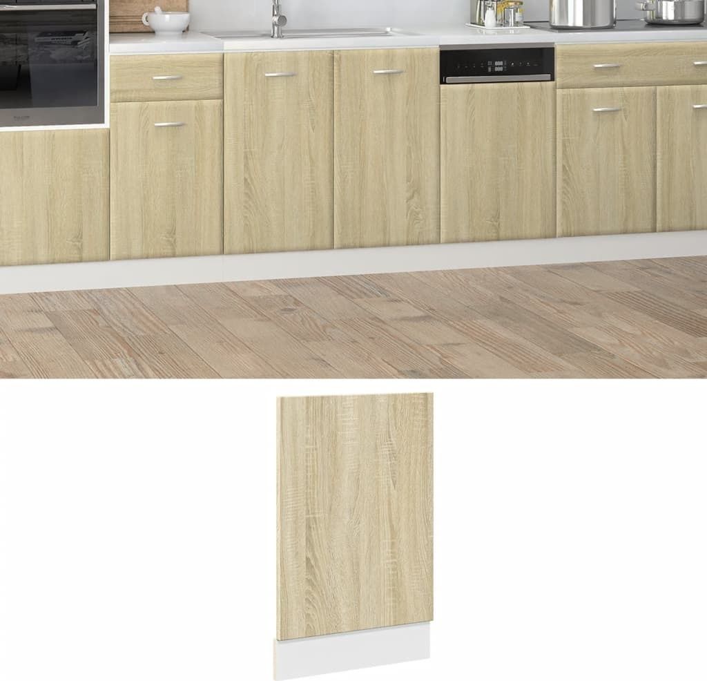 "2026 Promotion" Buffetschrank Küche, Geschirrspülerblende, Lyon Sonoma-Eiche 45x3x67 cm Holzwerkstoff - Mehrzweckschrank CC30758