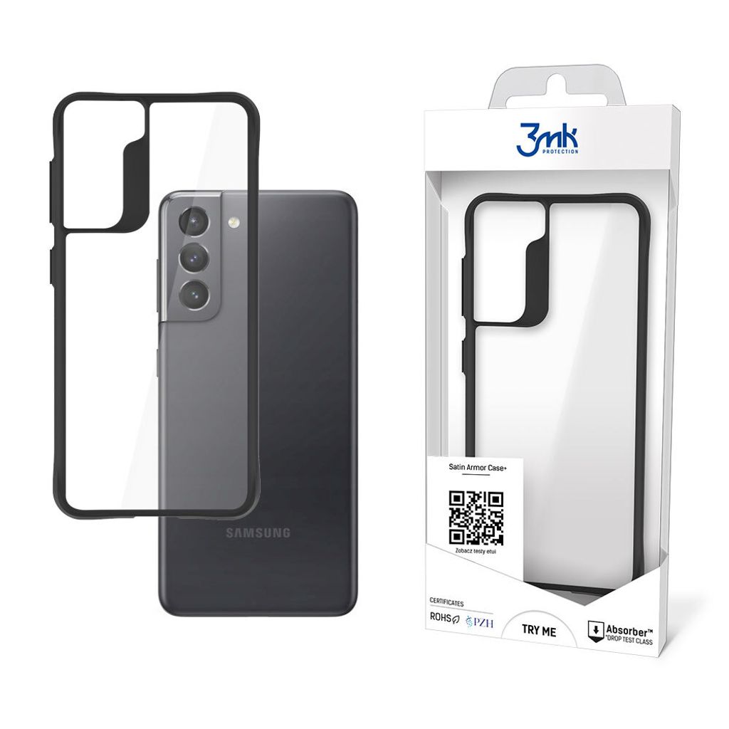 3mk Schutzhülle Armor Case+ Cover für Samsung Galaxy S21 5G transparent Backcover