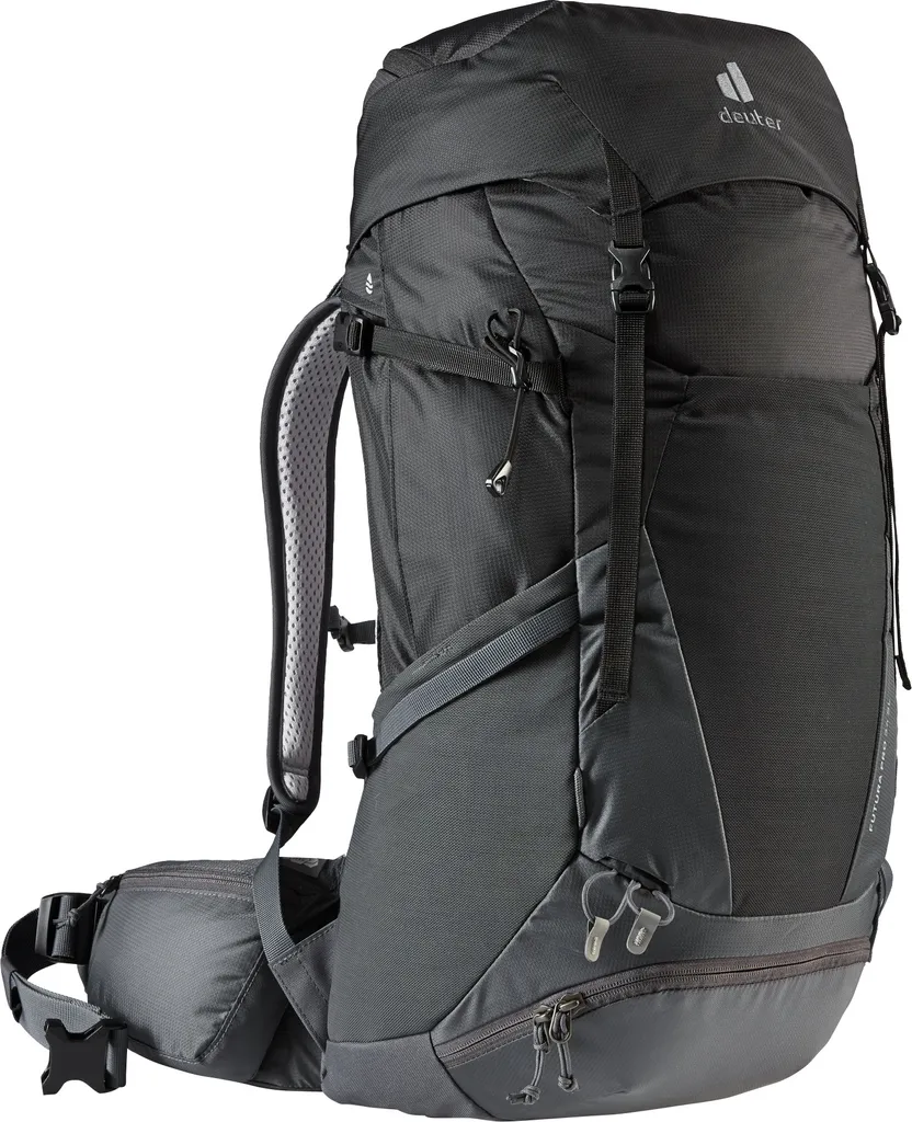 Sac à Dos 34L Deuter Futura Pro 34 SL Noir pour Randonnée de 2 Jours