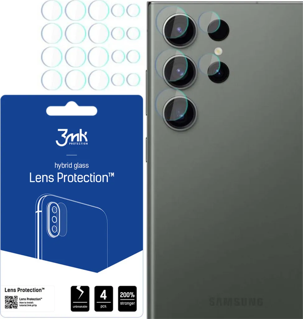 Kit 3Mk Lens Protection Samsung Galaxy S23 Ultra - No Graffi