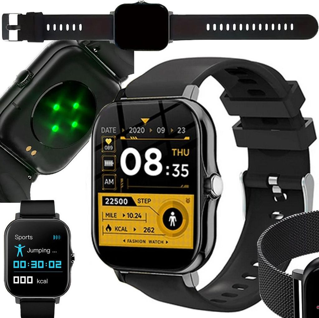 Smartwatch Herren Damen mit Telefonfunktion Armbanduhr Androiduhr 06339