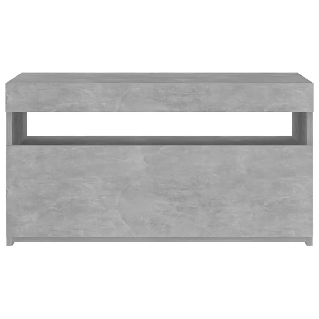 Mobile Porta TV Moderno LED Grigio Cemento vidaXL 75cm - 15