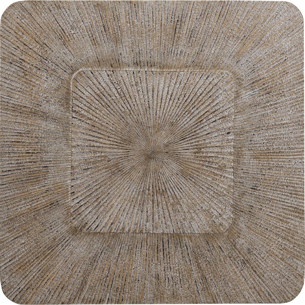 PTMD - Wandpaneel Dishita - Beige - 120 x 3,5 x 120 cm
