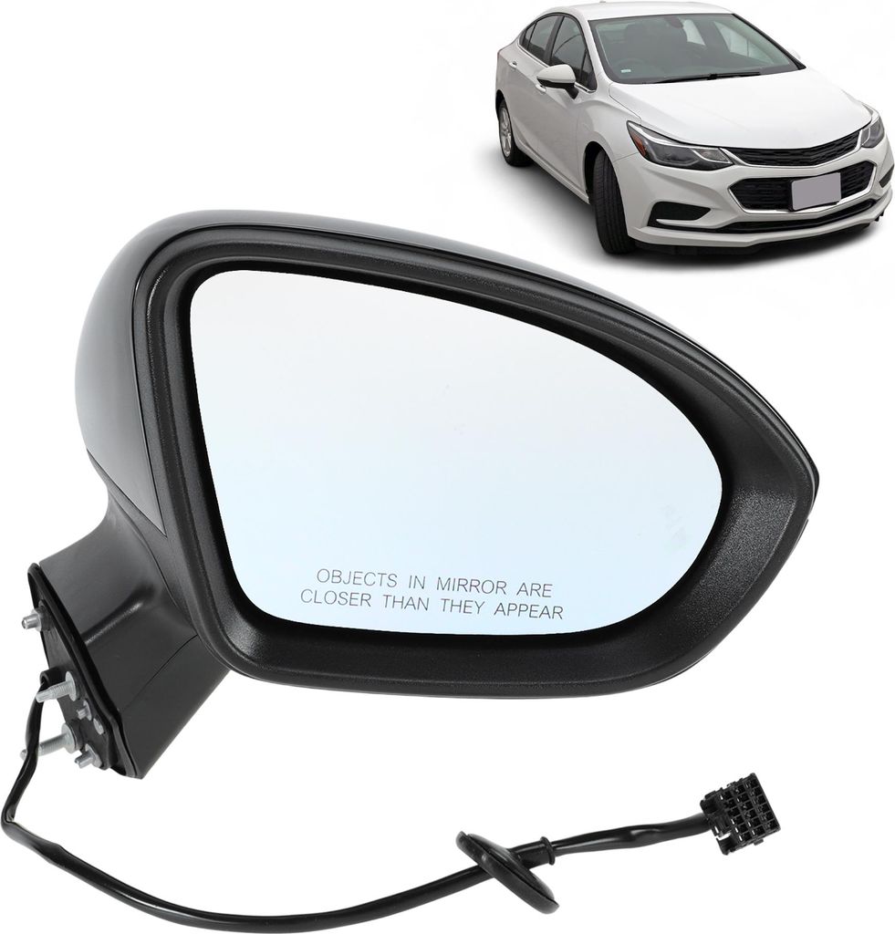 5Pin Rechter Außenspiegel Ersatz Für Chevy Cruze 16-19 Sedan/Hatchback Elektrischer Türspiegel Montage Beheizte Scheibe Manuell Klappbar Hochgla...