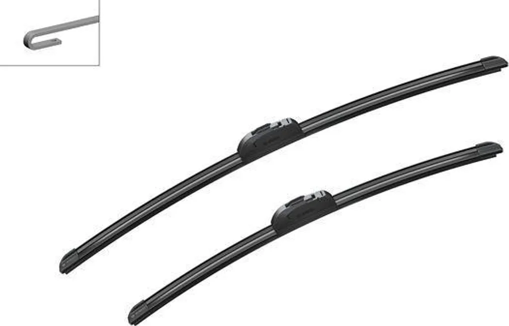 Essuie-glace plat Bosch OE 39122790 pour Opel Insignia et Mitsubishi Eclipse