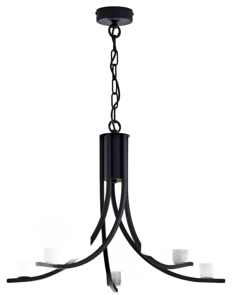 Lustre plafonnier ARTHUR en métal - Solution grand espace sombre