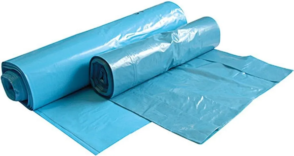 Sac poubelle 160L bleu épais 60 microns HYGOSTAR en LDPE renforcé