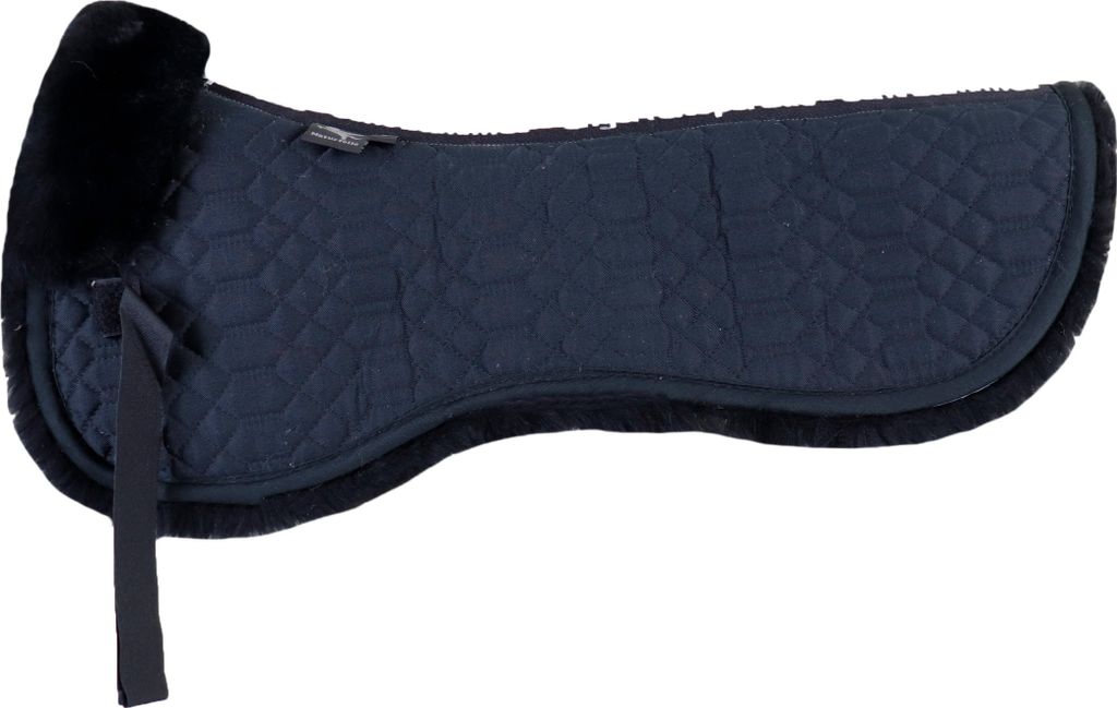 Engel Reitsport Lammfell Sattelkissen (Sakis1) Schwarz Schwarz M (16 - 17,5 Inch) 56cm