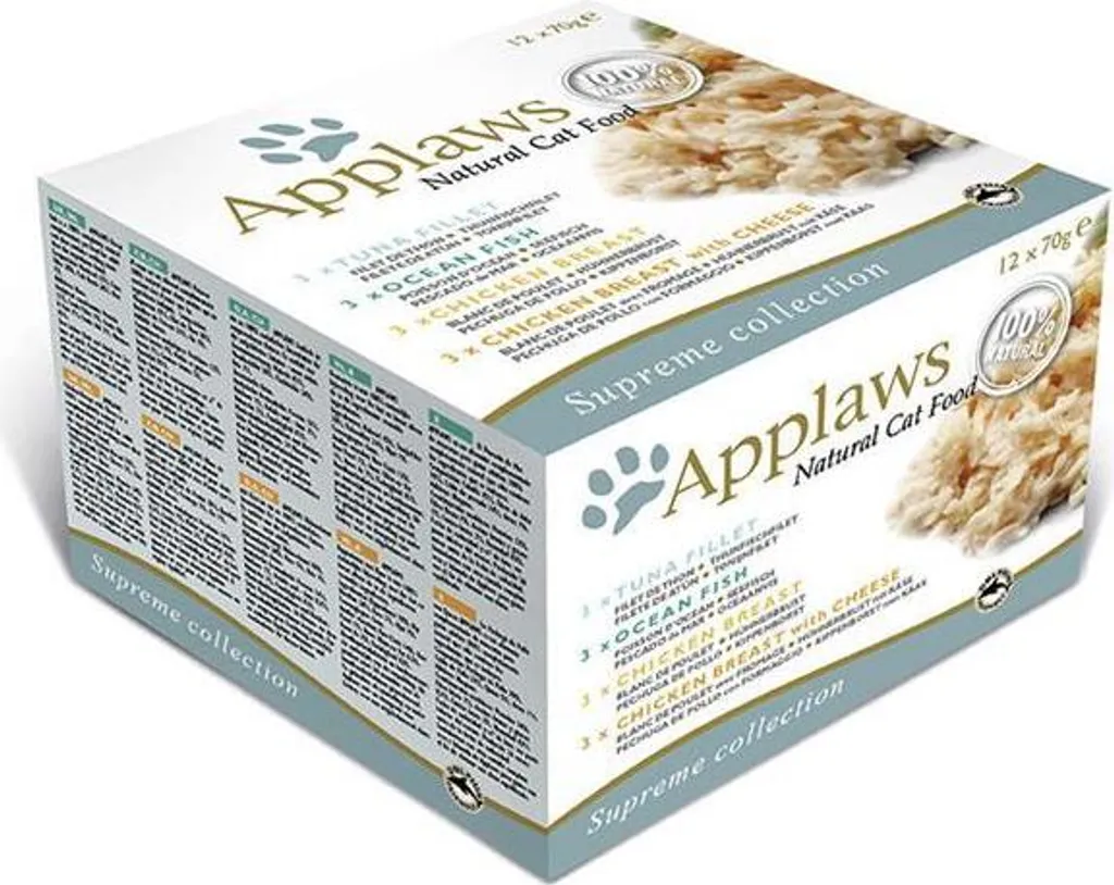 Boîtes pour chat difficile Applaws Multipack Supreme mix 12 x 70 g - 3