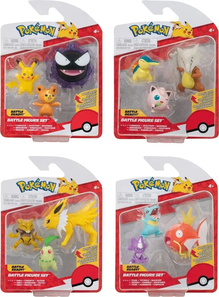 Pokemon Battle Figuren 3er Pack sortiert Produktbild 