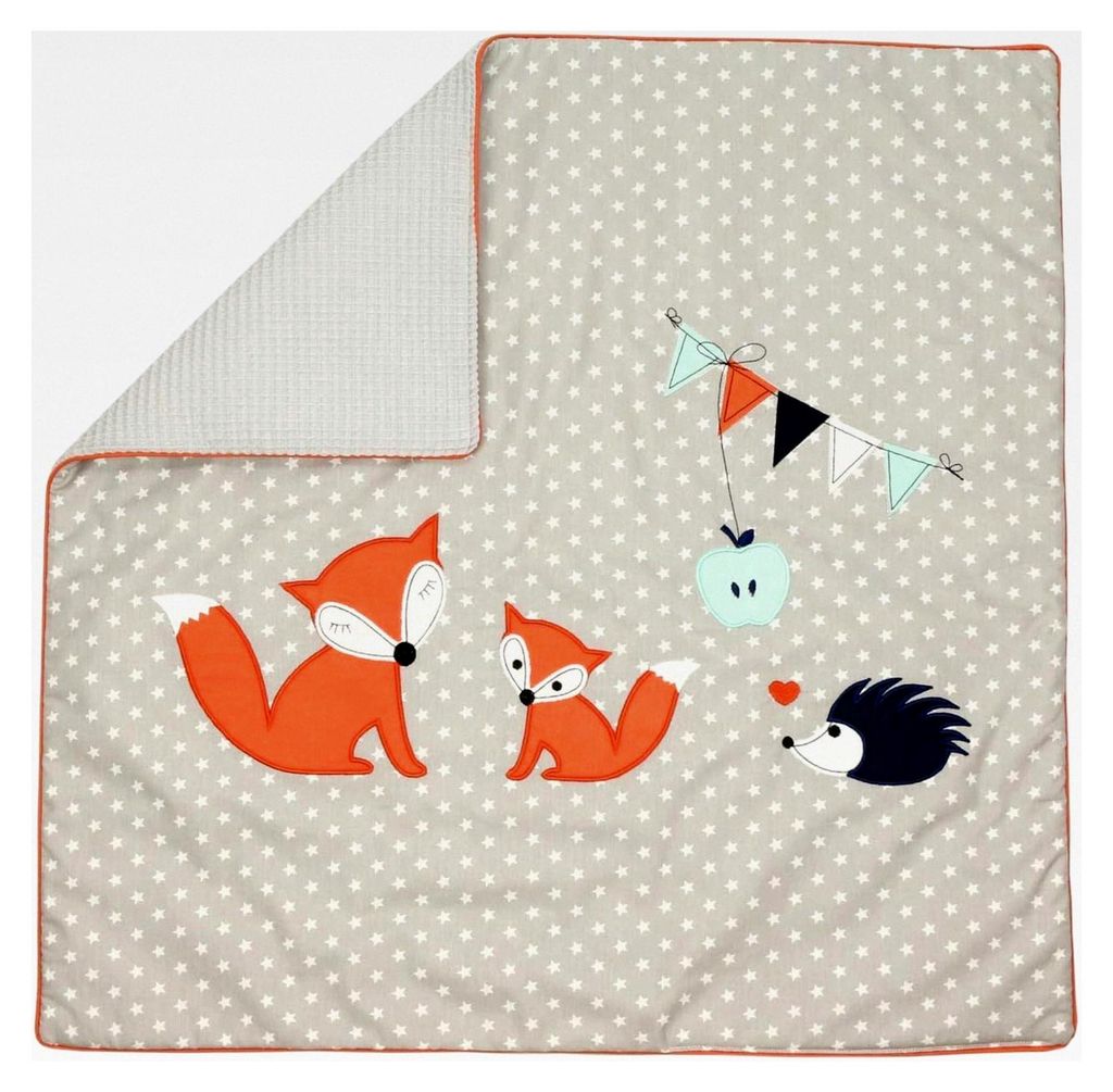 Tagesdecke FUCHS & Co. mit Waffelstruktur 70x70 cm