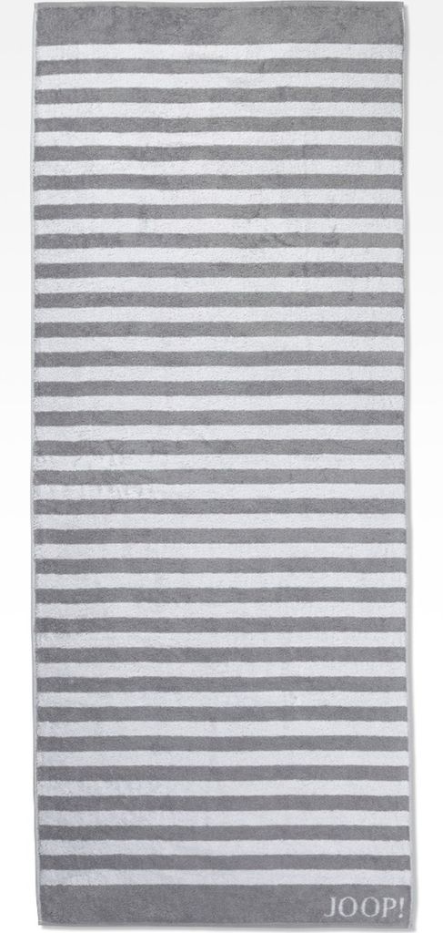 JOOP! Classic Stripes Saunatuch* 80x200cm, Farbe silber AL