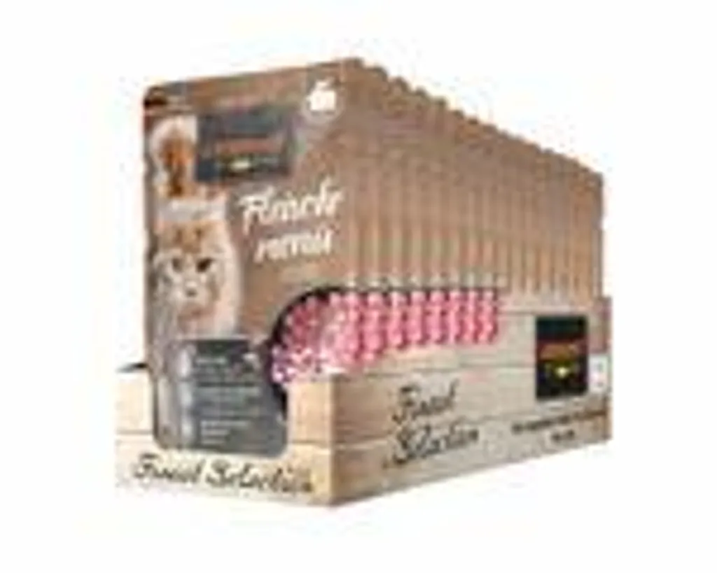 LEONARDO Menu Viande et Huile de Saumon 16x85g pour Chats Adultes