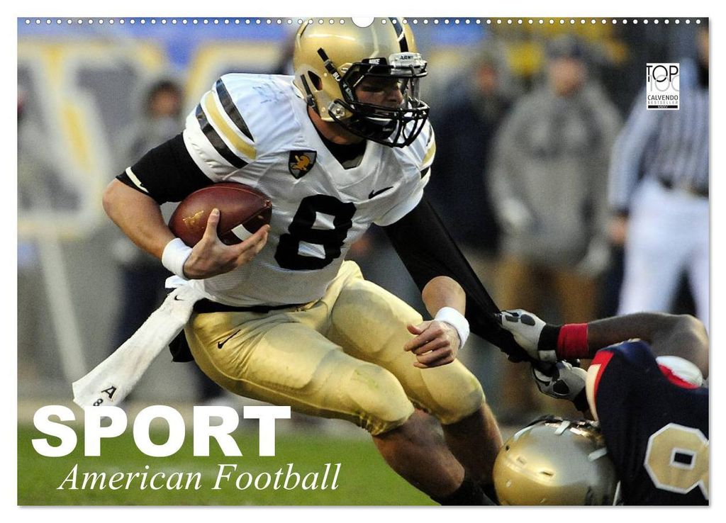 Sport. American Football (Wandkalender 2027 DIN A2 quer), CALVENDO Monatskalender