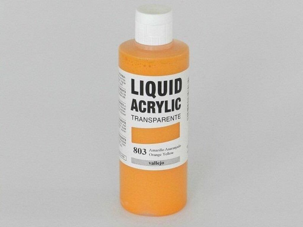 Orangegelb 200ml , Vallejo Acryl-Farbe 803