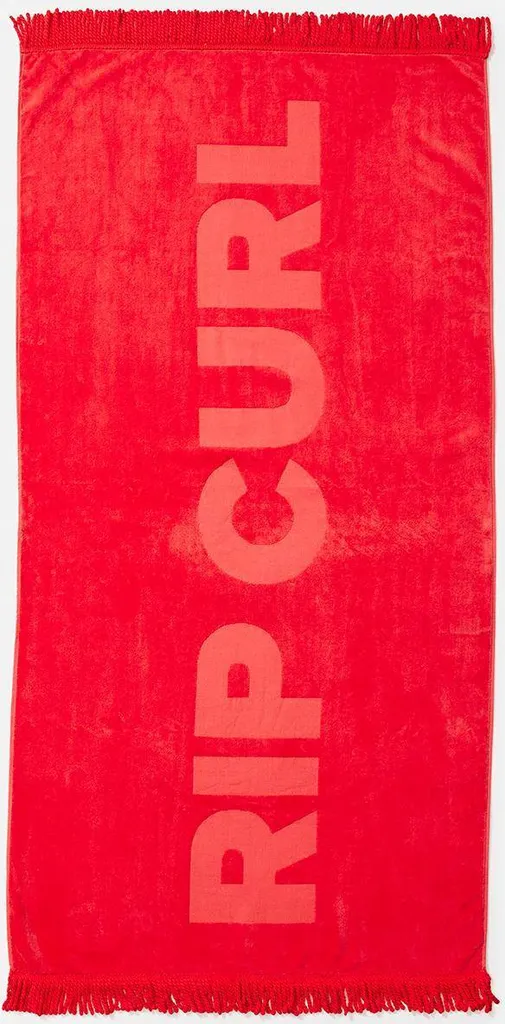 Serviette Rip Curl Premium Surf Rouge : Séchage Rapide et Anti-Sable