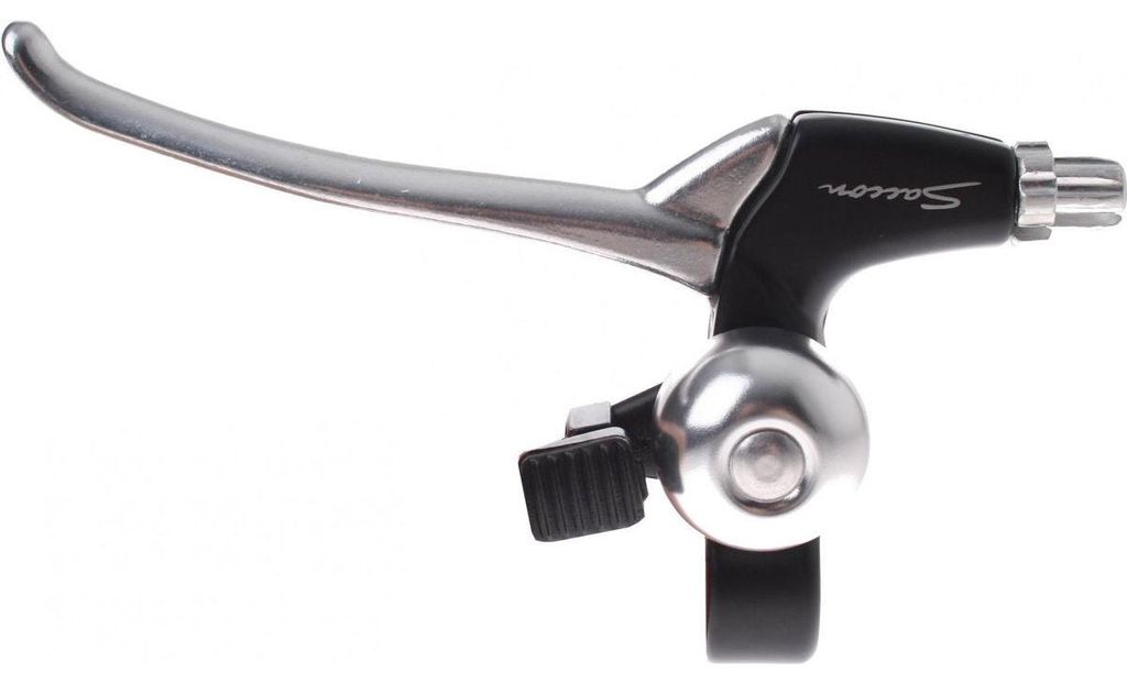 VWP Saccon Bremsgriff links schwarzes Silber mit Glocke