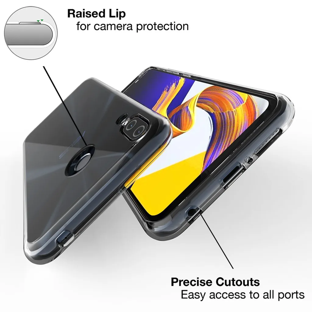 NALIA Cover Asus ZenFone 5 / 5Z - Custodia Silicone TPU Morbida Slim - 2