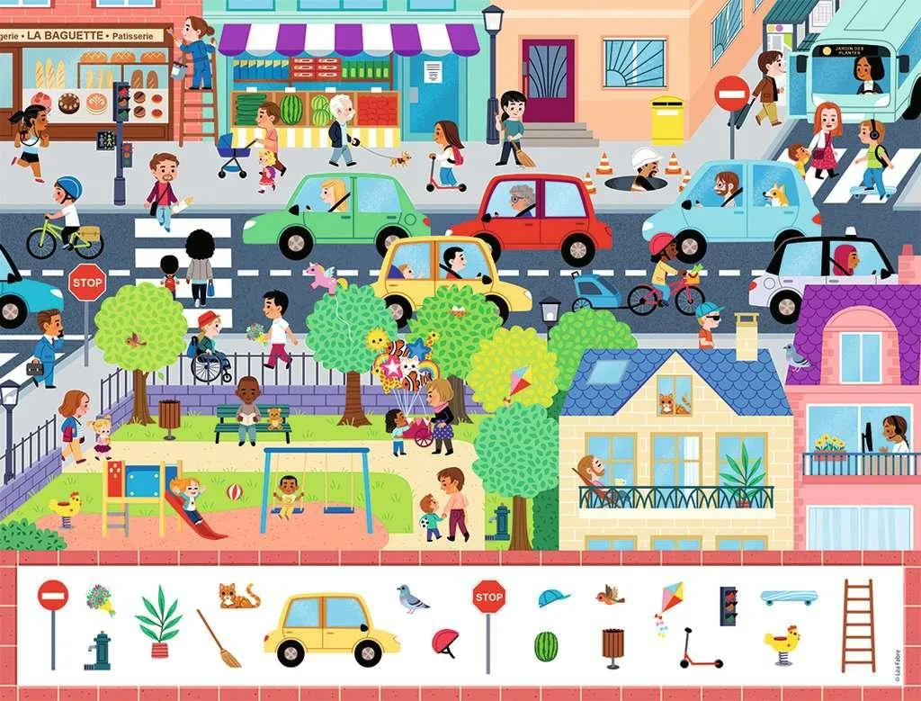 Puzzle 30 pièces Nathan 86151 robuste et ergonomique pour les petits de 4 ans