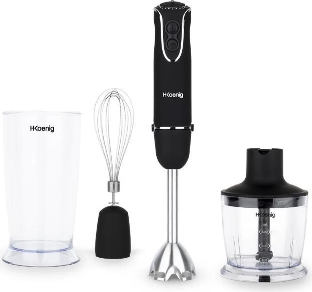 H.Koenig 850W Frullatore a Immersione - Prezzo Imbattibile e 3 Accessori - 1