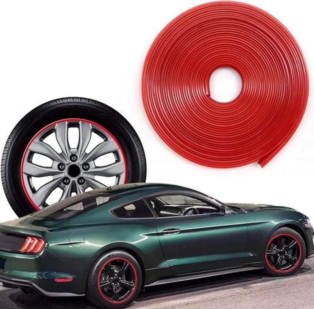 Schutzring für Reifen 8m 82mm rot