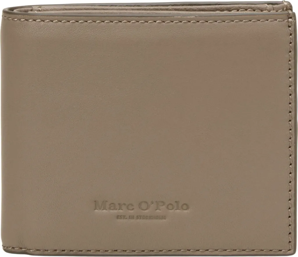 Porte-monnaie Pablo Combi Wallet Marc O'Polo en cuir véritable taupe