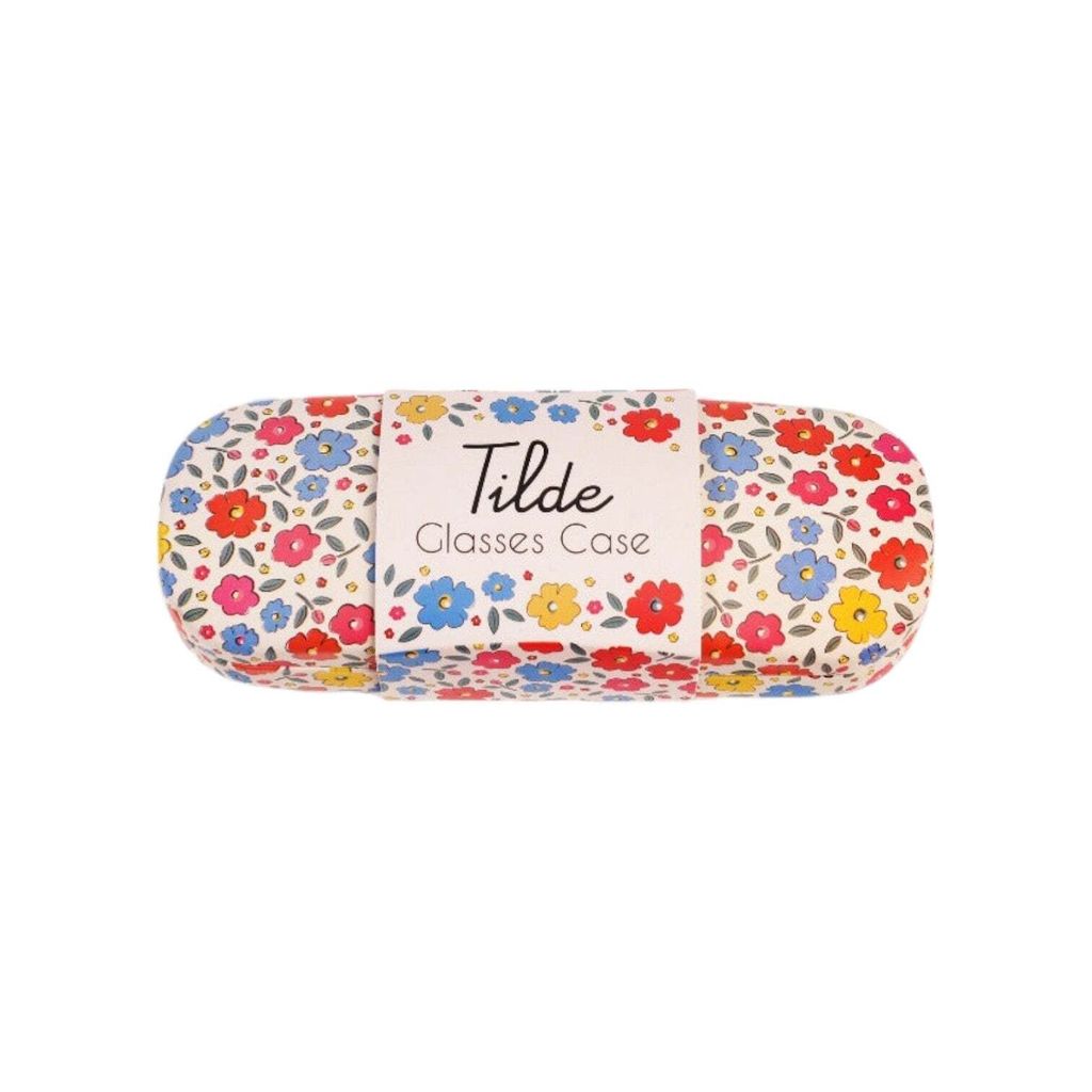 Brillenetui Tilde Blumen-Motiv Hartschale, ca. 15 x 5,5 x Produktbild 