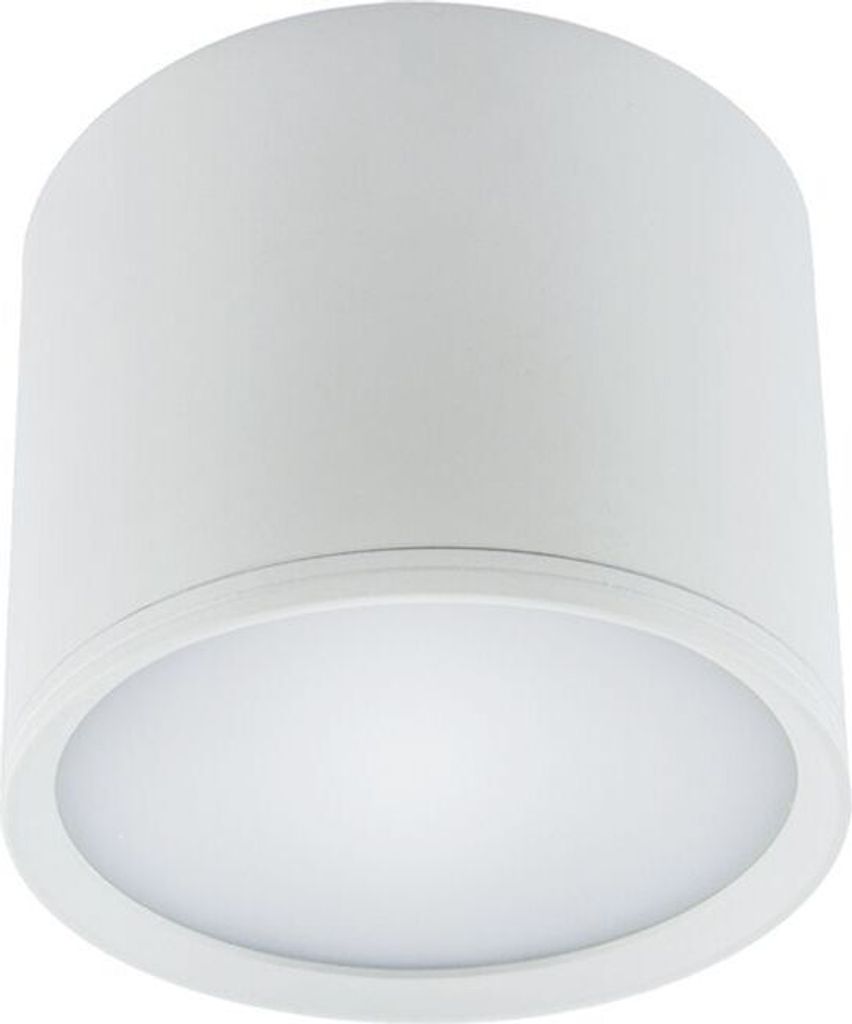 LED Deckenstrahler Aufputz Aluminium neutralweiß 4100 K 240 lm D: 7,5 cm rund Weiß