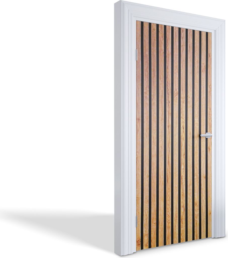 Wandtattoos Türen Selbstklebende Wandsticker Türtapeten - Holzplatten - 95 x 205 cm