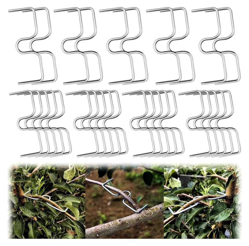 30 Stück Astspreizer für Obstbäume, 8/10CM Aststütze für Obstbäume M-förmiger Zweigspreizer