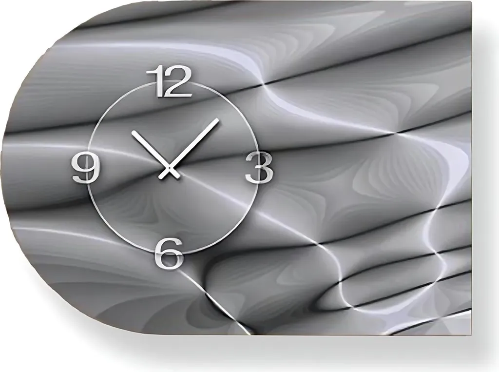 Dixtime 6136 Orologio Parete 3D Moderno | Silenzioso per Camera e Ufficio