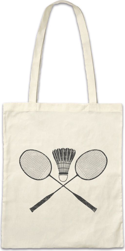 Urban Backwoods Badminton Tools, Stofftasche, Farbe: Beige