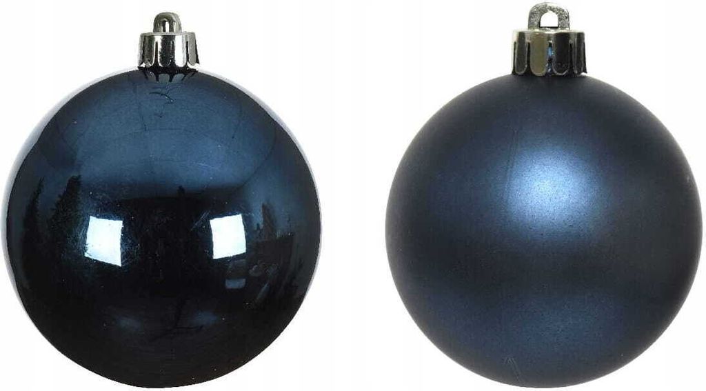 Weihnachtskugeln Glas 8cm 16 Stück - Nachtblau Produktbild 3