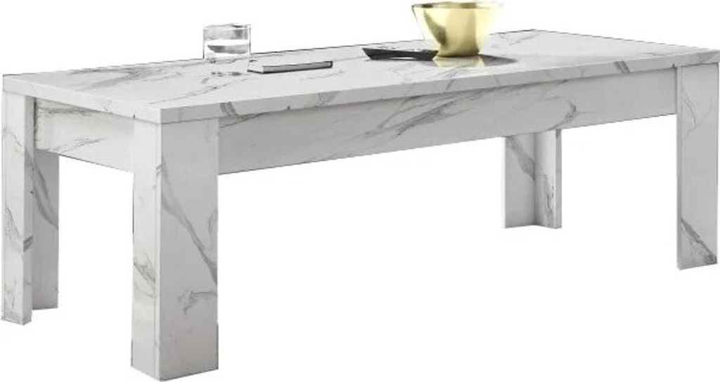 Meublorama MI-CARRARA-329100*2C/24KG, Rechteckige Form, Weiß