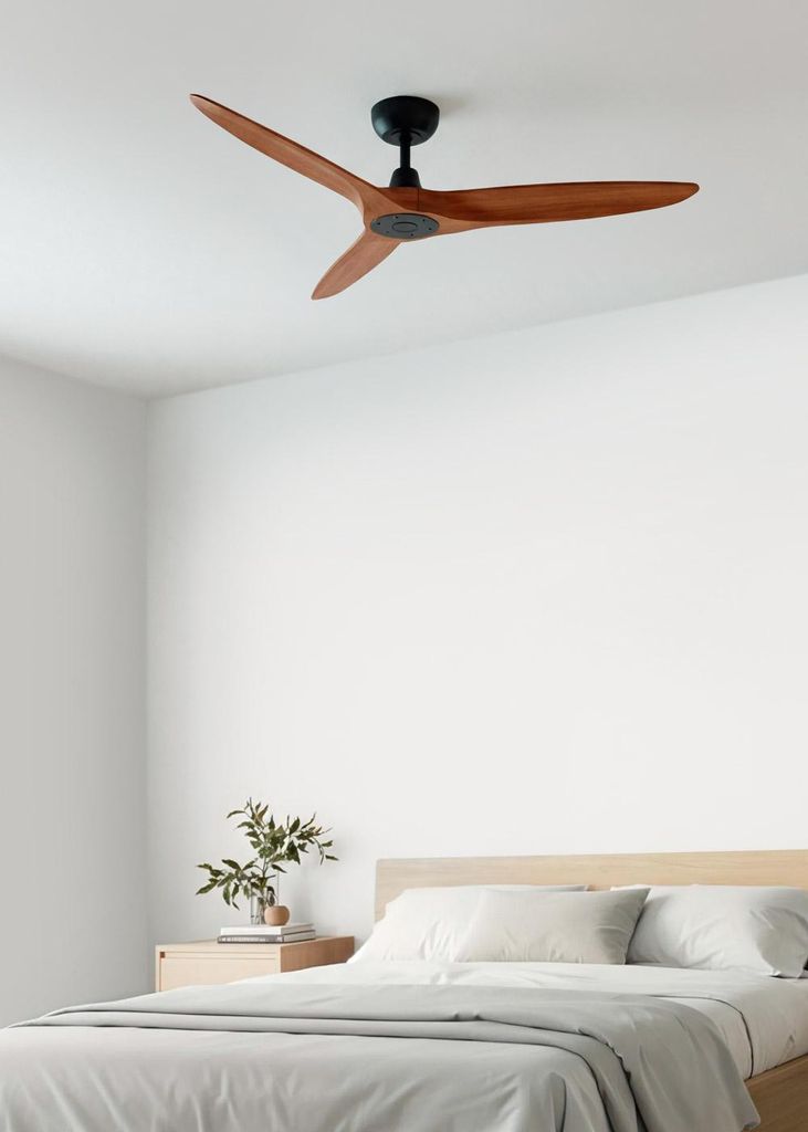 WIND CENTURY - Deckenventilator 40W leise Ø152 cm 100% Holz Produktbild 