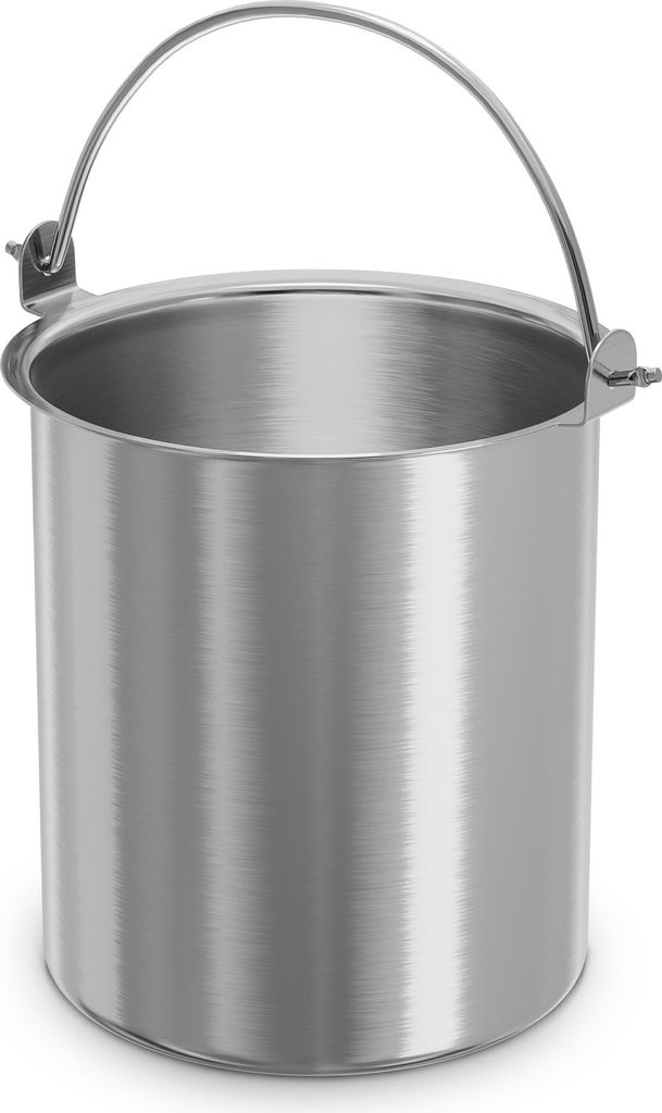 Klarstein FrostFusion Eisbehälter für Speiseeis – 1L Edelstahl, Spülmaschinenfest, Robust, Passend für FrostFusion Eismaschine, Eisbehälter ...