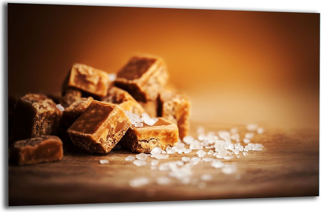 Herdabdeckplatte Glaskeramikkochfeld-Abdeckung Spritzschutz Glas 80x52 Süssigkeit